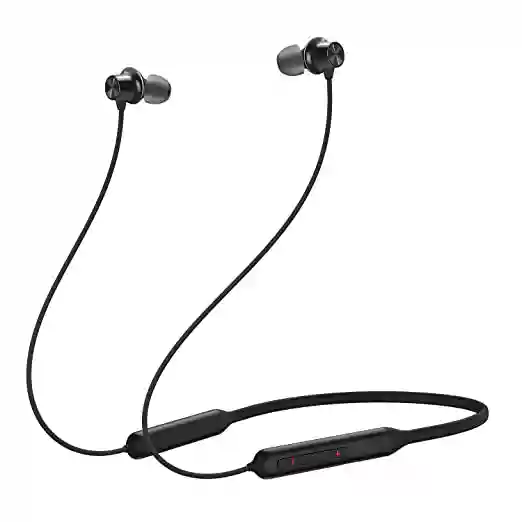 Oneplus Bullets Wireless Z Bass Edition Bluetooth in Ear Earphones with mic, Launched in April 2021 (Black)